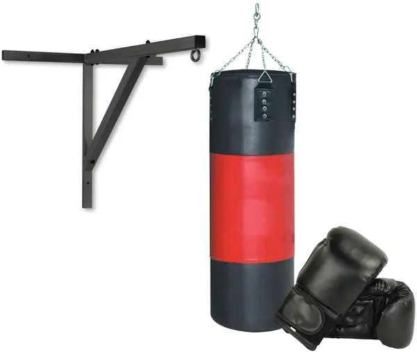 Odin Fit Boxing Sacco da Boxe Incl. Supporto e Guanti