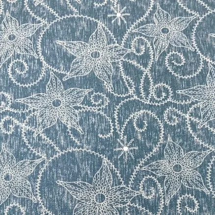 Tessuto Denim 145cm 50 Fiore - 50cm