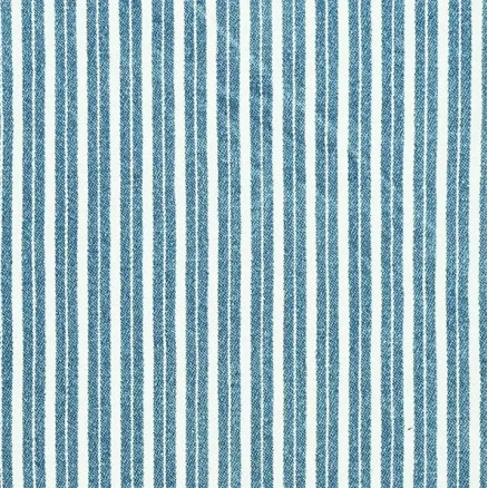 Tessuto Denim 145cm 006 Strisce Azzurre - 50cm