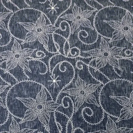 Tessuto Denim 145cm 61 Stampa - 50cm