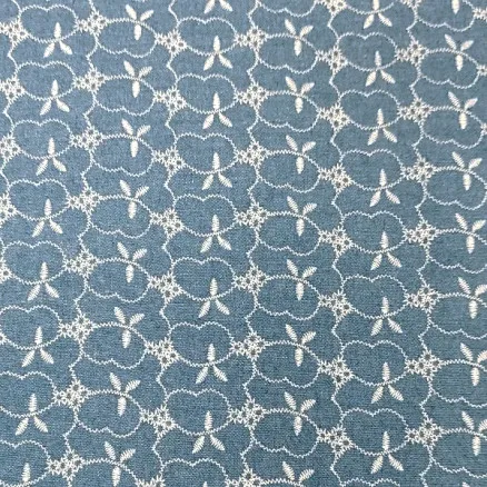 Tessuto Denim 145cm 51 Fiore - 50cm