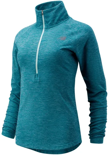 New Balance Sport Spacedye Half Zip Maglia da corsa Donna