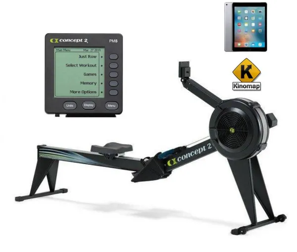 Concept2 Model D PM5 Vogatore Alto Nero