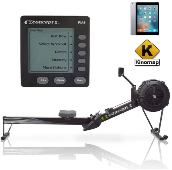 Concept2 Model D PM5 Vogatore Nero